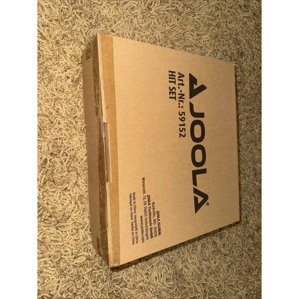 67 Speed 33 Spin 34 Joola Hit Set 4 Paddles 8 Balls CarryCase SEALED NEW IN BOX - Picture 3 of 4